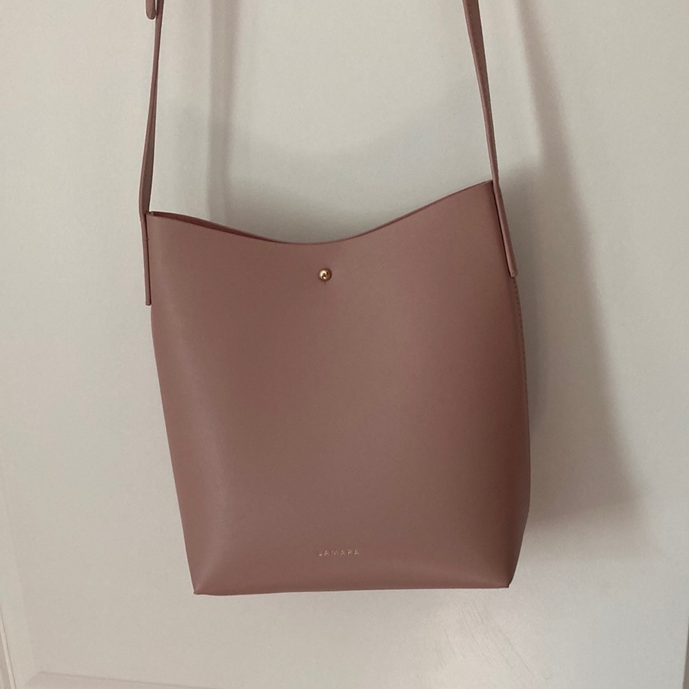 SAMARA crossbody purse with adjustable strap - pink